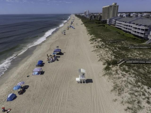 Pura Vida Pure Life - Expansive Views Of The Ocean And Wide Sandy Beach Condo Carolina Beach Bagian luar foto